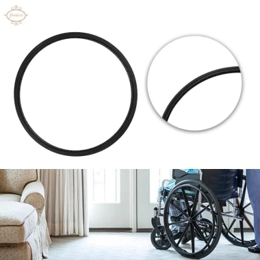 Lốp bánh sau xe lăn 24 inch 24x1 3/8 rắn chống trượt màu đen - Giá chỉ 185.900₫