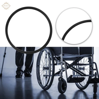Lốp bánh sau xe lăn 24 inch 24x1 3/8 rắn chống trượt màu đen - Giá chỉ 185.900₫