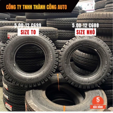 Lốp MAXXIS 5.00-12 gai ngang 14PR C699L - K2.700, Towner 800, xe tải 500-12, ưu đãi 1.2tr 2