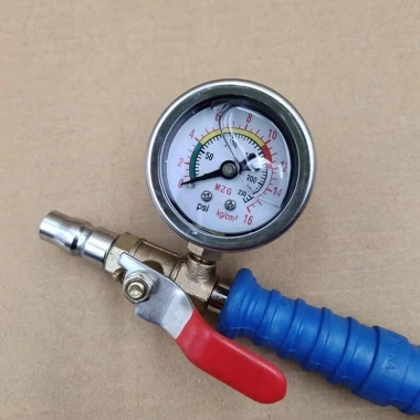 Lốp xe tải lớn + đồng hồ đo dầu, thanh bơm hơi, bộ bơm hơi hai đầu, đồng hồ đo áp suất lốp, ống khuỷu tay - Giá 230.685 VND 5