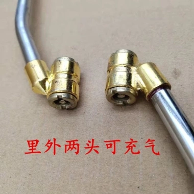 Lốp xe tải lớn + đồng hồ đo dầu, thanh bơm hơi, bộ bơm hơi hai đầu, đồng hồ đo áp suất lốp, ống khuỷu tay - Giá 230.685 VND 9