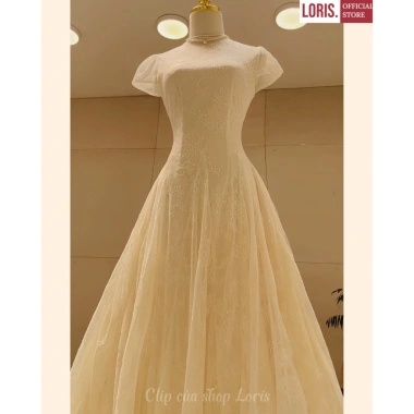 LORIS Lyna Dress - Đầm dài hở lưng sang trọng, giảm giá 486.000₫ 9