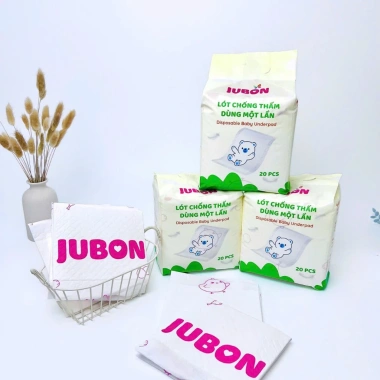 Lót chống thấm cho bé dùng một lần Jubon 20 miếng 30x45 cm Giá 80.000đ 4