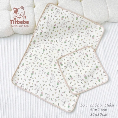 Lót Chống Thấm Xô Muslin Cao Cấp Siêu Mềm, Thoáng Mát Cho Bé - Giá 115k