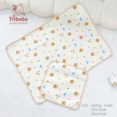 Lót Chống Thấm Xô Muslin Cao Cấp Siêu Mềm, Thoáng Mát Cho Bé - Giá 115k