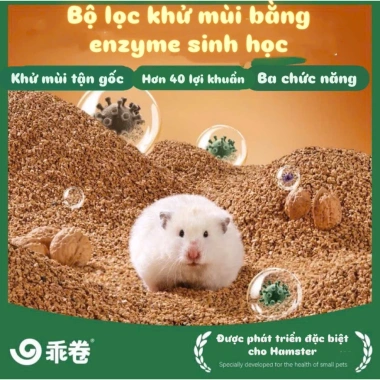 Lót chuồng hamster Hạt Vỏ Óc Chó GJGJO – Thân thiện, khử mùi, ít bụi, an toàn – Giá ưu đãi 138k (166,980đ) Hà Nội 4