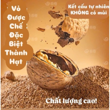 Lót chuồng hamster Hạt Vỏ Óc Chó GJGJO – Thân thiện, khử mùi, ít bụi, an toàn – Giá ưu đãi 138k (166,980đ) Hà Nội 5
