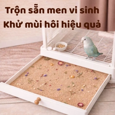 Lót Chuồng Mịn Cao Cấp Cho Chim, Hamster, Gà Rutin – Ít Bụi, Khử Mùi, Dễ Vệ Sinh, Giá 45.760₫ 5