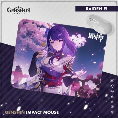 Lót chuột Genshin Impact 20 mẫu 300x250mm - Raiden Shogun, Hu Tao, Xiao, Ayaka, 30.000đ 6