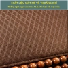 Lót ghế ô tô hạt gỗ cao cấp chống nóng massage lưng da PU gỗ thật - 355.000 VND 7