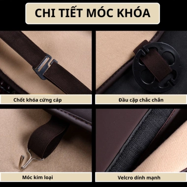 Lót ghế ô tô hạt gỗ cao cấp chống nóng massage lưng da PU gỗ thật - 355.000 VND 8 Lót ghế ô tô hạt gỗ cao cấp chống nóng massage lưng da PU gỗ thật - 355.000 VND 8
