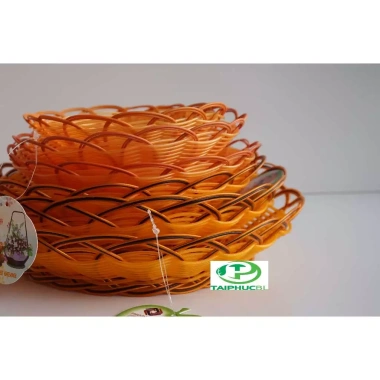 Lót nồi nhựa giả tre chống nóng, kê nồi cơm điện, đế lót PHƯƠNG NAM đủ size 20.000₫