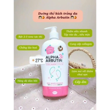 Lotion Alpha Arbutin Dưỡng Da Trắng Sáng Mềm Mịn, Nâng Cao Tone Da - Giá Chỉ 240.000 VND