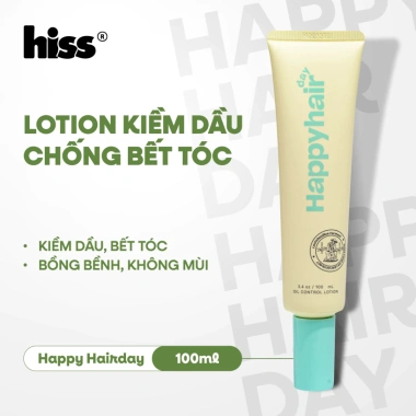 Lotion Kiềm Dầu Happy Hair Day 100ml - Tóc Bồng Bềnh, Giảm Bết, Giá 215.000 VND