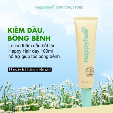 Lotion Kiềm Dầu Happy Hair Day 100ml - Tóc Bồng Bềnh, Kiểm Soát Dầu, 299k