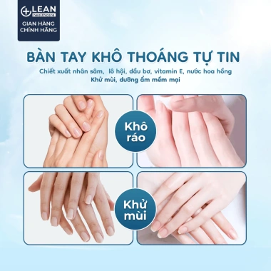 Lotion Lean Hand giảm tiết mồ hôi tay - tay khô thoáng, không bám, chỉ 99.000