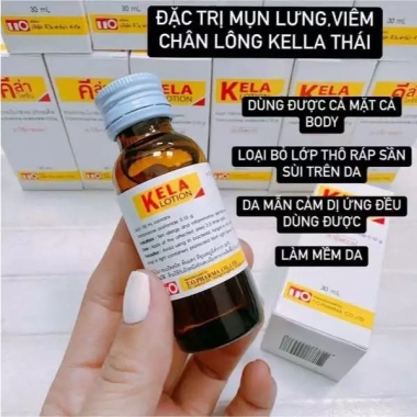Lotion thảo dược Kela Thái Lan giảm viêm nang lông, làm dịu lỗ chân lông, da mềm mịn - 39.900đ 4 Lotion thảo dược Kela Thái Lan giảm viêm nang lông, làm dịu lỗ chân lông, da mềm mịn - 39.900đ 4