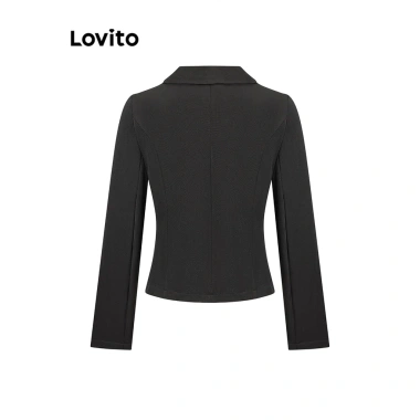 Lovito Blazer Nữ L98AD160 Nút Trơn Thường Ngày - Giá ưu đãi 174.960₫