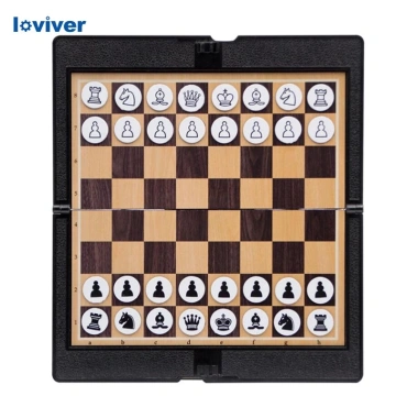 Loviver Bộ cờ vua Mini gập lại - Trò chơi gia đình di động, giá ưu đãi 101.520₫
