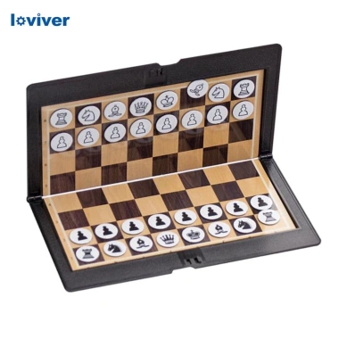 Loviver Bộ cờ vua Mini gập lại - Trò chơi gia đình di động, giá ưu đãi 101.520₫