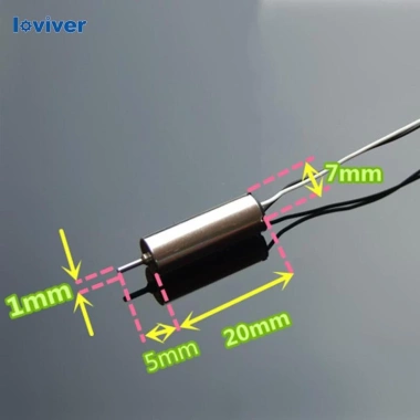 Loviver Động cơ không lõi Mini 7x16mm DC 3.7V 45.000RPM 2 chiếc cho Drone Quadcopter - tốc độ cao, giá ưu đãi 61.600₫
