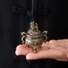Lư hương Kì Lân Mini Vân Mây 60g - kim loại nặng, an toàn, ít khói, thơm lâu 4