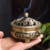 Lư Xông Trầm Hương PHƯƠNG BẢO ÂN - Đỉnh Đốt Nhang, Lư Hợp Kim Đồng, Giá 95.000₫ 3