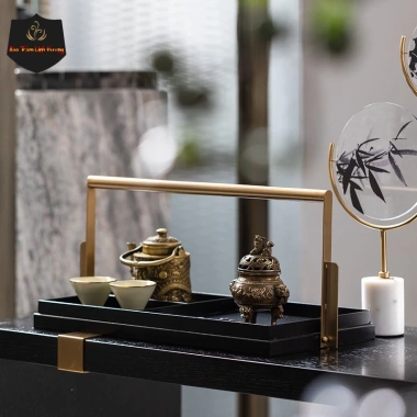 Lư Xông Trầm Hương PHƯƠNG BẢO ÂN - Đỉnh Đốt Nhang, Lư Hợp Kim Đồng, Giá 95.000₫ 9
