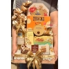 Lụa chữ vàng nổi Happy New Year 2,5cm - Giỏ quà Tết, lẵng quả, giá chỉ 14.000đ 3
