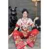 Lụa Latin 40-75kg Đồ bộ Tết Gia đình New Year - Màu Trắng Đỏ, Giảm giá 165k 3