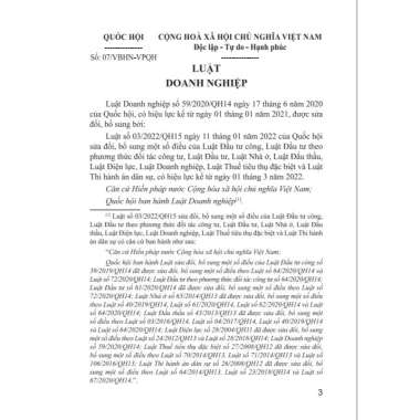 Luật Doanh Nghiệp Sửa Đổi 2.022 - Bản Mới Cập Nhật, Giá Ưu Đãi 89.250 VND - ndbooks 2 Luật Doanh Nghiệp Sửa Đổi 2.022 - Bản Mới Cập Nhật, Giá Ưu Đãi 89.250 VND - ndbooks 2