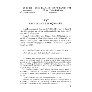 Luật Kinh Doanh Bất Động Sản 2.024 Sửa Đổi Bổ Sung - Giá Ưu Đãi 32,000₫ | ndbooks 2