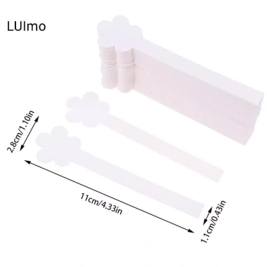 LUImo 100 Cái Lốc Đầu Tròn Thử Nghiệm Nước Hoa Kiểm Tra Dải Giấy Hình Hoa SBS - 46.200₫ 5