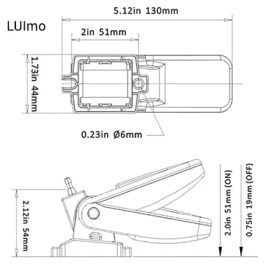 LUImo 12V 1.100GPH Máy bơm chân vịt tự động thuyền, chìm, phao biển U7W6 SBS - 121.608 VND