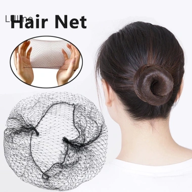 Luimo 50 chiếc lưới tóc đen co giãn, bun tóc vô hình 30-60cm - Giá chỉ 64.000₫ 7