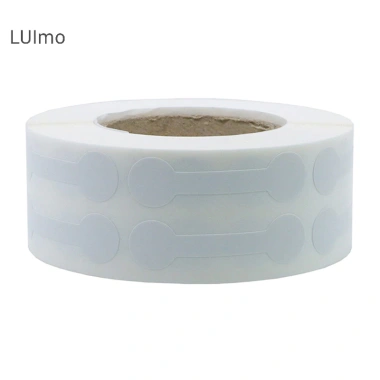 Luimo 500 Cái Lốc Trang Sức Giá Thẻ Tự Dính Tròn Barbell Dán Nhãn DIY SBS Giá ưu đãi 43.524₫