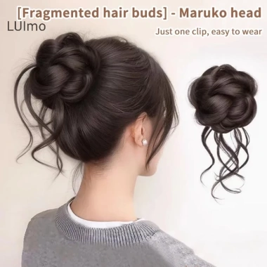 LUImo Bun Chignon Lộn Xộn - Kẹp Trong Tóc Lông Tơ Xoăn Đuôi Ngựa SBS Nữ