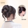 LUImo Bun Chignon Lộn Xộn - Kẹp Trong Tóc Lông Tơ Xoăn Đuôi Ngựa SBS Nữ 4