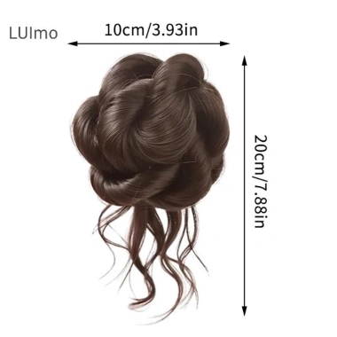 LUImo Bun Chignon Lộn Xộn - Kẹp Trong Tóc Lông Tơ Xoăn Đuôi Ngựa SBS Nữ