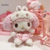 LUImo Búp Bê Anime Đeo Kính Sang Trọng Móc Khóa Túi Ba Lô Đôi Mặt Dây Chuyền SBS 5