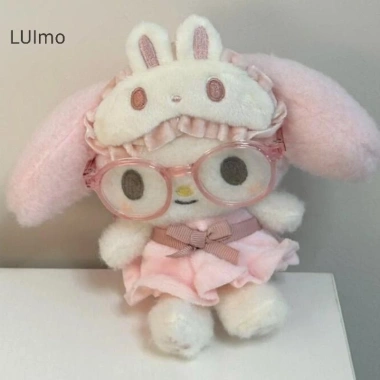 LUImo Búp Bê Anime Đeo Kính Sang Trọng Móc Khóa Túi Ba Lô Đôi Mặt Dây Chuyền SBS