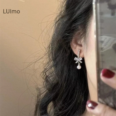 Luimo Cặp Bông Tai Nơ Ngọc Trai Tòn Ten - Phụ Kiện Thời Trang Nữ Ngọt Ngào, Quà Tặng Độc Đáo 6