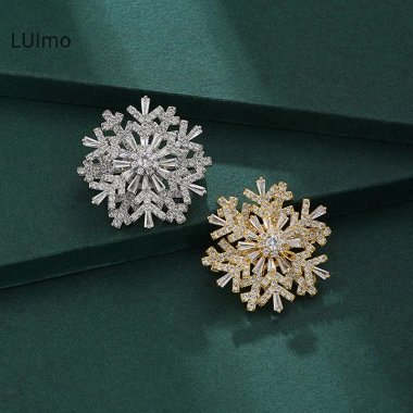 Luimo Chân Ch Xoay Pha Lê Bông Tuyết Thổ Cẩm – Giá 116.710 VND