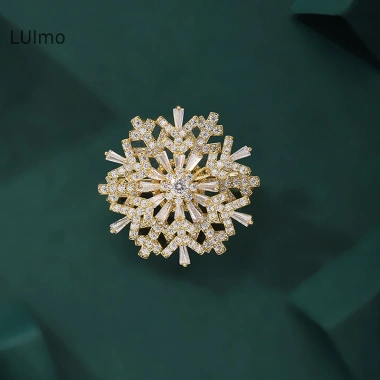Luimo Chân Ch Xoay Pha Lê Bông Tuyết Thổ Cẩm – Giá 116.710 VND