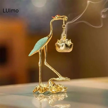 LUImo Crane Lư Hương Sen Hợp Kim Cổ - Giá Đỡ Bếp Treo Trà Trang Trí Gia Đình SBS - Giảm 22%