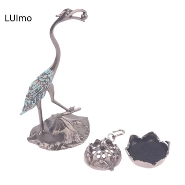 LUImo Crane Lư Hương Sen Hợp Kim Cổ - Giá Đỡ Bếp Treo Trà Trang Trí Gia Đình SBS - Giảm 22%