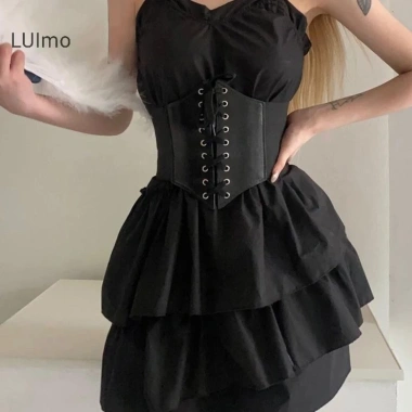 Luimo Đen Shapewear Nữ Underbust Đường Cong Gợi Cảm – Áo Liền Quần & Bustier