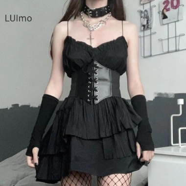 Luimo Đen Shapewear Nữ Underbust Đường Cong Gợi Cảm – Áo Liền Quần & Bustier