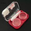 Luimo Đỏ Ống Kính Tiếp Xúc Di Động Nơ Hộp Bảo Quản Du Lịch Quà Tặng Bé Gái 7