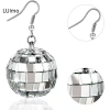 LUImo Đôi Bông Tai 70s Bạc Disco, Thiết Kế Retro Thoáng Mát, Giá Ưu Đãi 41.580₫ 6